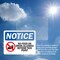 Signmission No Food Or Drink Allowed Beyond This Point, 10 in W x Rectangle, Vinyl Decal OS-2PACK-NS-D-710-L-16125 - alternate 2